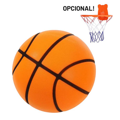 Silent foam basketball - Mimics the bounce of regulation balls