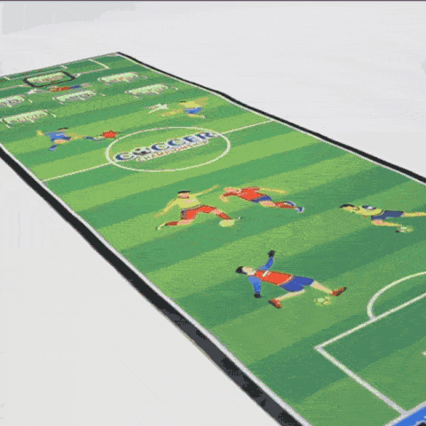Petanca Futbolera - Juego de lanzamiento y precisión con 6 discos, 100x30cm