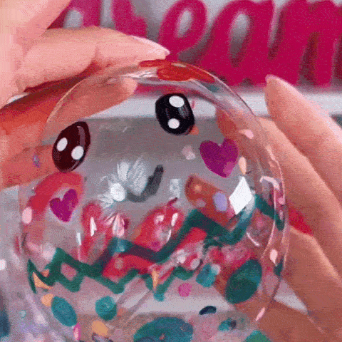 KIT de Inflables Squishy - Set de manualidades con decoraciones y 6m de cinta