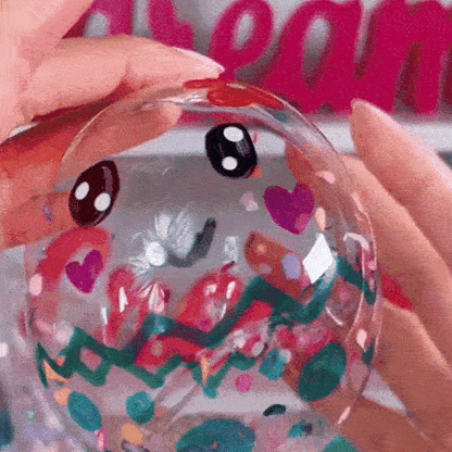 KIT de Inflables Squishy - Set de manualidades con decoraciones y 6m de cinta