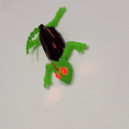 Lagarto Gigante Trepaparedes - Teledirigido, con luces LED y fluorescente