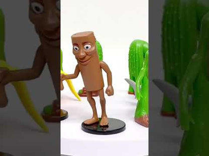 Figuritas Brainrot, Pack de 8 - Tungtung Sahur, Tralalero Tralala, Ballerina Capuchina...